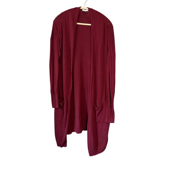 Old Navy Maroon Duster Sweater Sz XL - Picture 1 of 5